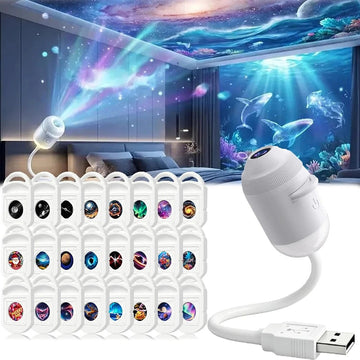Portable Mini USB Starry Sky Projection Lamp