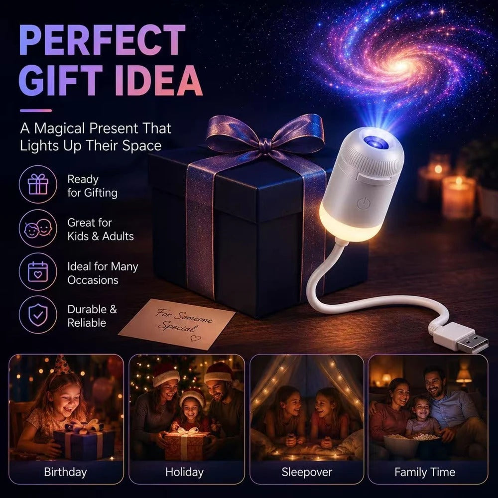 Portable Mini USB Starry Sky Projection Lamp