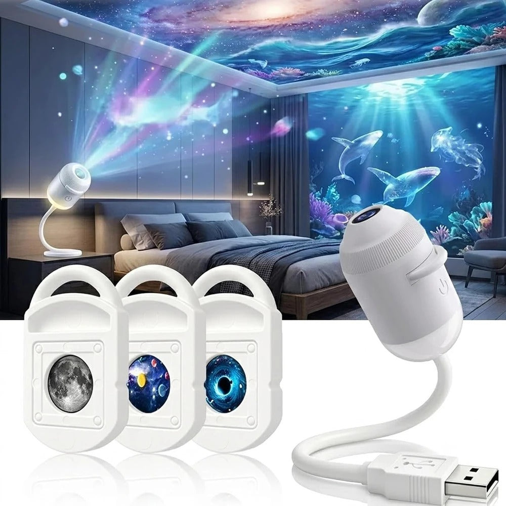 Portable Mini USB Starry Sky Projection Lamp