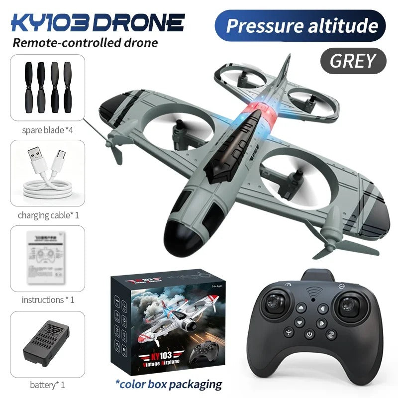 KY103 Vintage Airplane Drone
